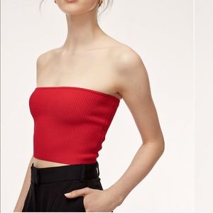 Burgundy Wilfred Tube Top